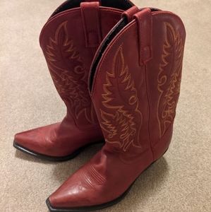 Laredo Women's Boots, red, size 8.5